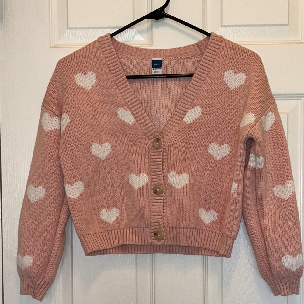 Old Navy Long-Sleeve Chunky Jacquard-Knit Cardigan for Girls